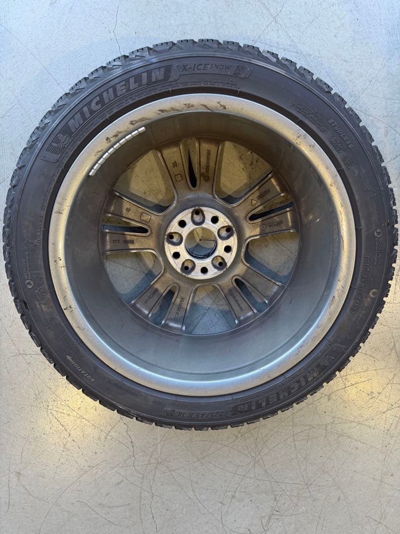 m*m様 ベンツC220d スタッドレスタイヤホイールセット