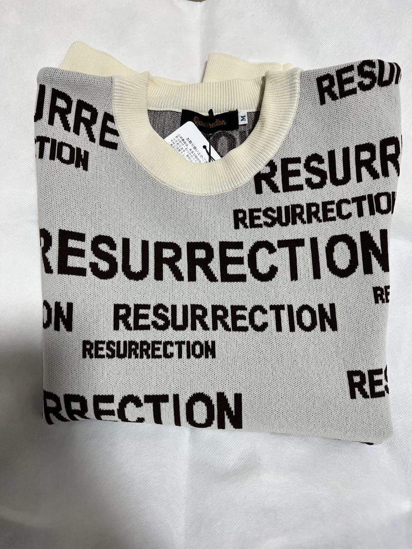 新品　タグ付き　レザレクション　総柄　ニット