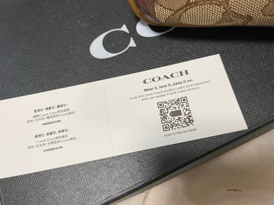 COACH ローファー ドライビングシューズ　リボンタッセルチャーム付き