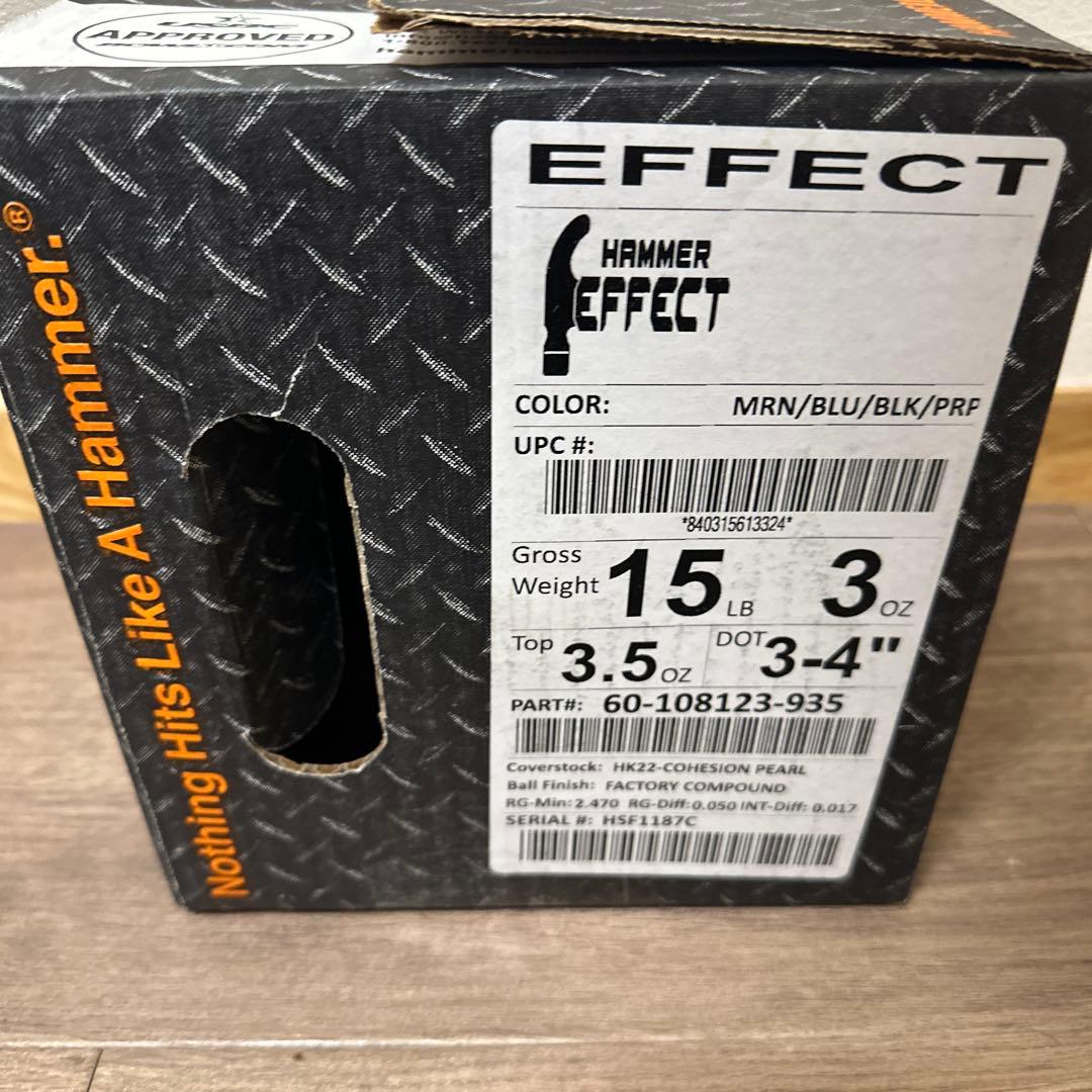 HAMMER EFFECT ボウリングボール 15