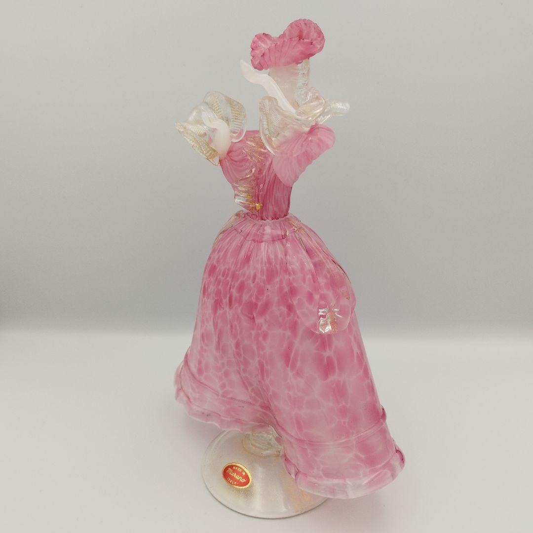 【希少】ベネチアングラス ムラーノ 大型フィギュリン 高さ29.5cm