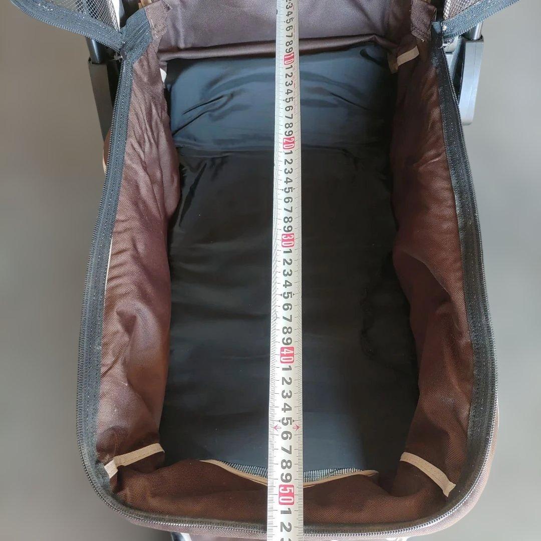 良品　Piccolo Cane ペットカート 小型犬用 ブラウン