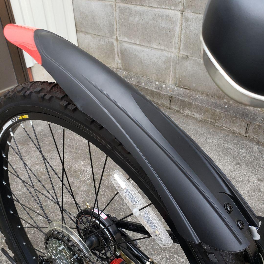 「引き取り限定」あさひ　ドライド24インチ　ブラック/レッド