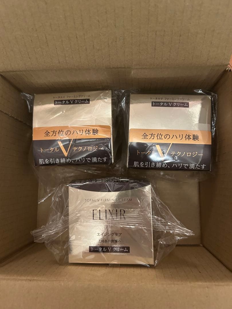 エリクシール(ELIXIR) ELIXIR トータルV ファーミングクリーム3個