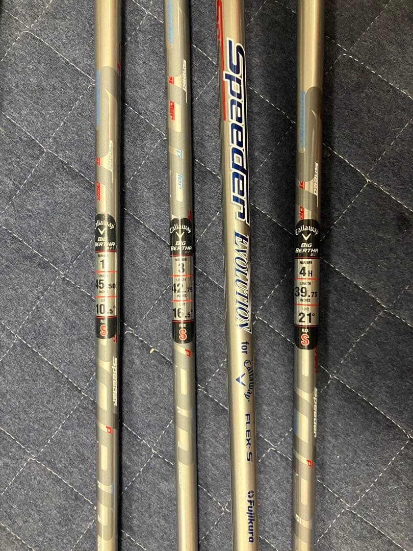 クラブ Callaway BIG BERTHA B21 1W 3W 5W 4U