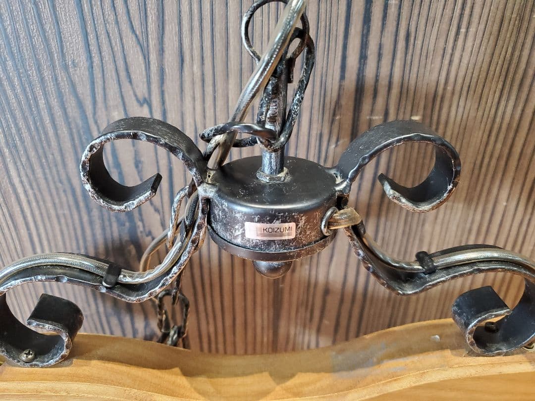 ま*♪様 コイズミ　アンティーク 陶器　シャンデリア　カントリー