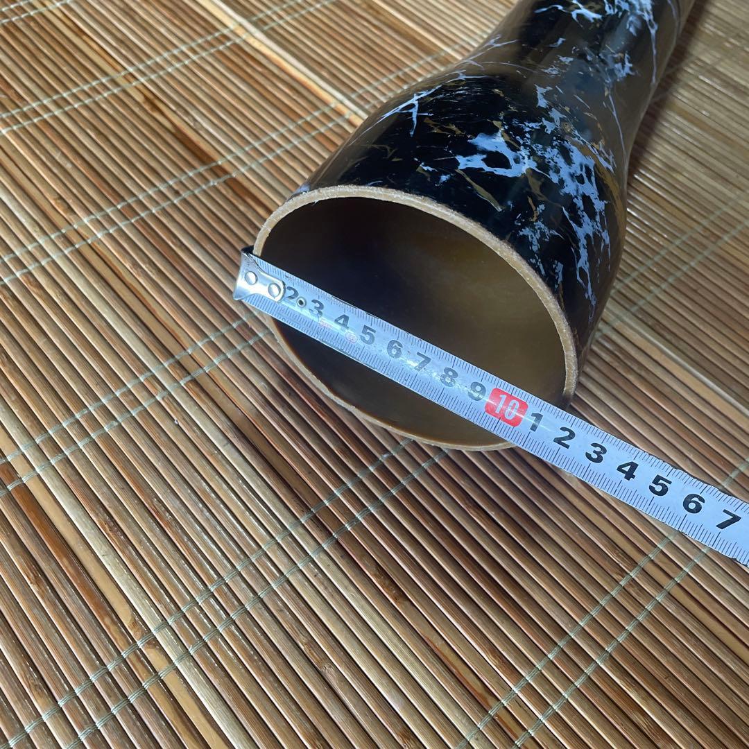 組立式ディジュリドゥ 黒白模様 管楽器