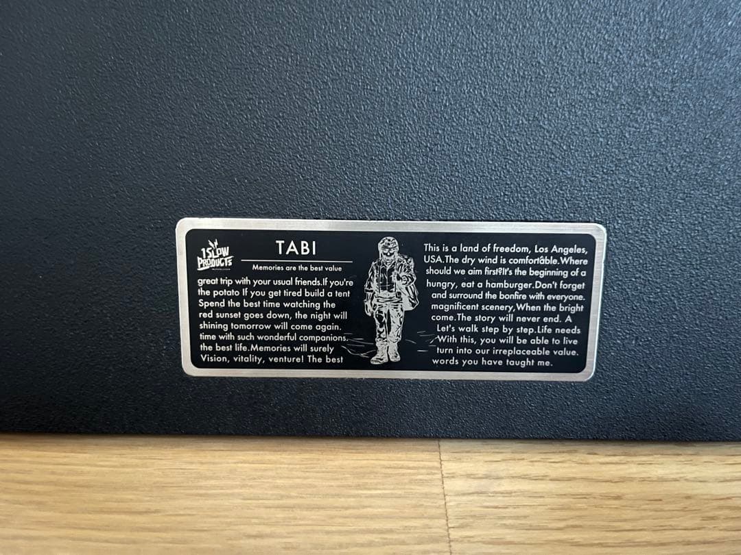 1SLOW PRODUCTS オリジナルデッキ TABI バリスティクス SBS