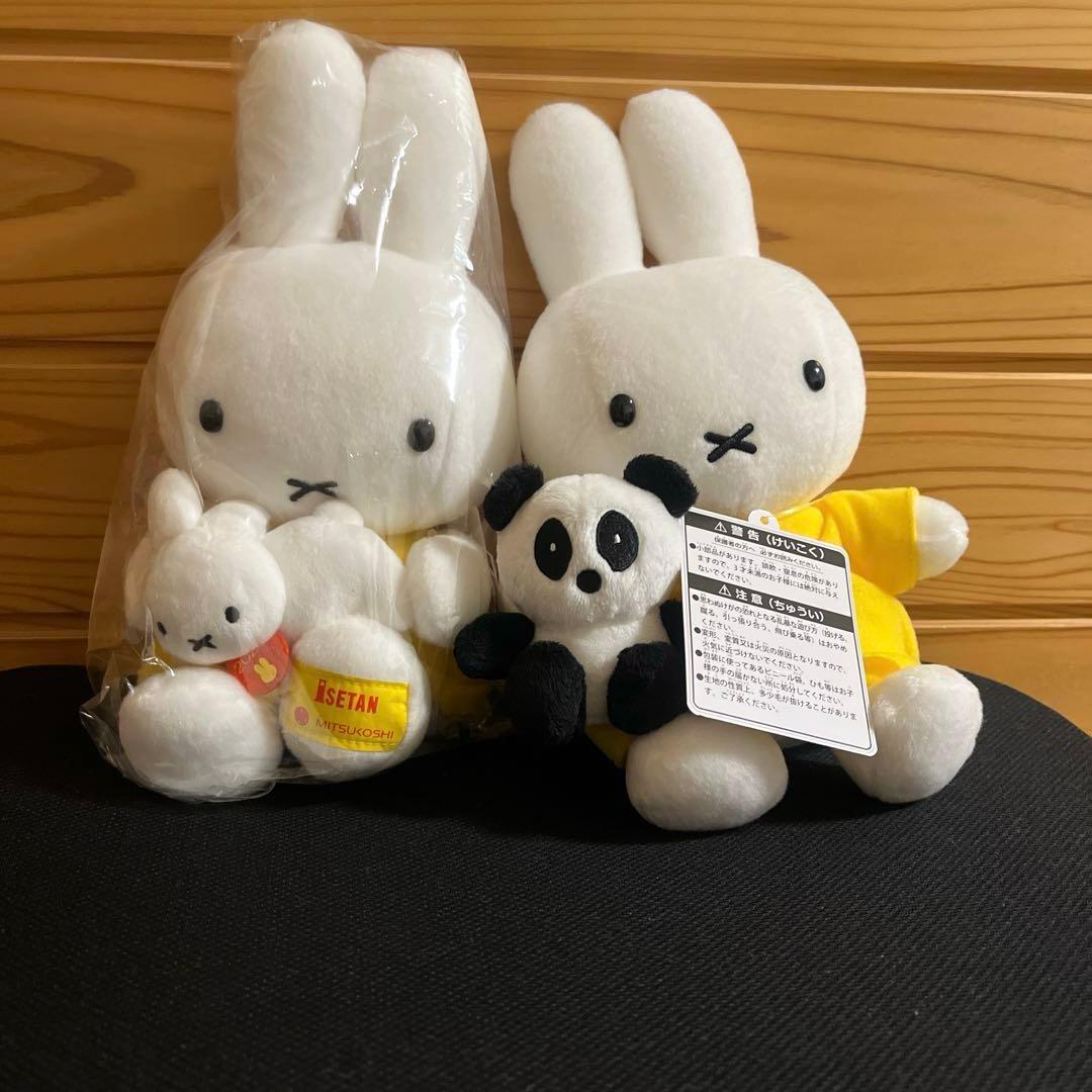 干支ミッフィーうさぎ、パンダ抱っこミッフィーまとめ売り