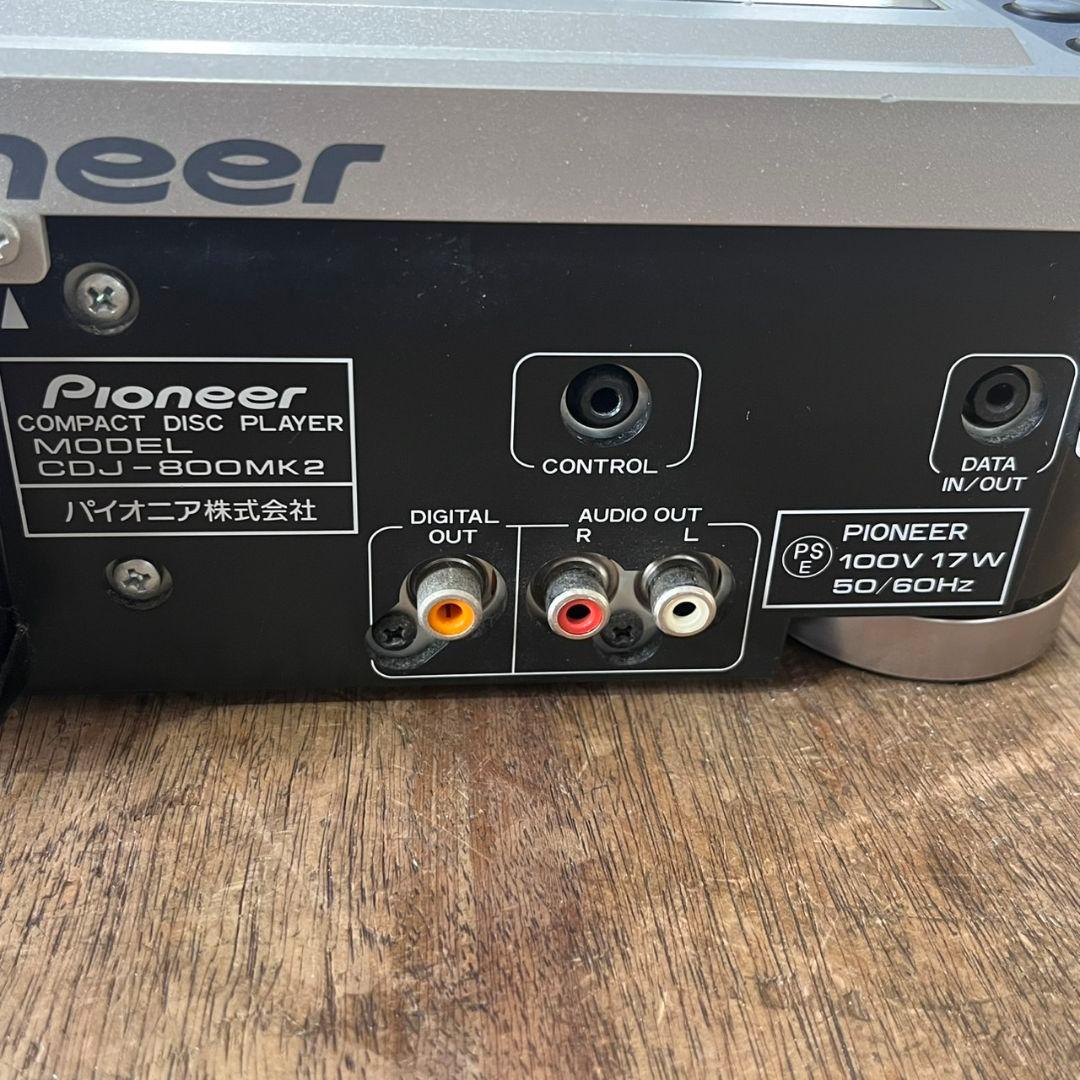 K◇動作品　Pioneer　CDJ-800MK2　ターンテーブル　DJ機器