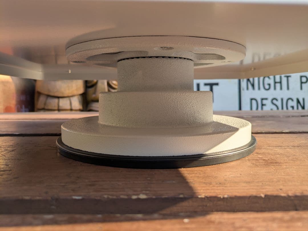 【未使用品】インダストリアル　　卓上回転帳簿立　ブックスタンド　本棚　スチール製