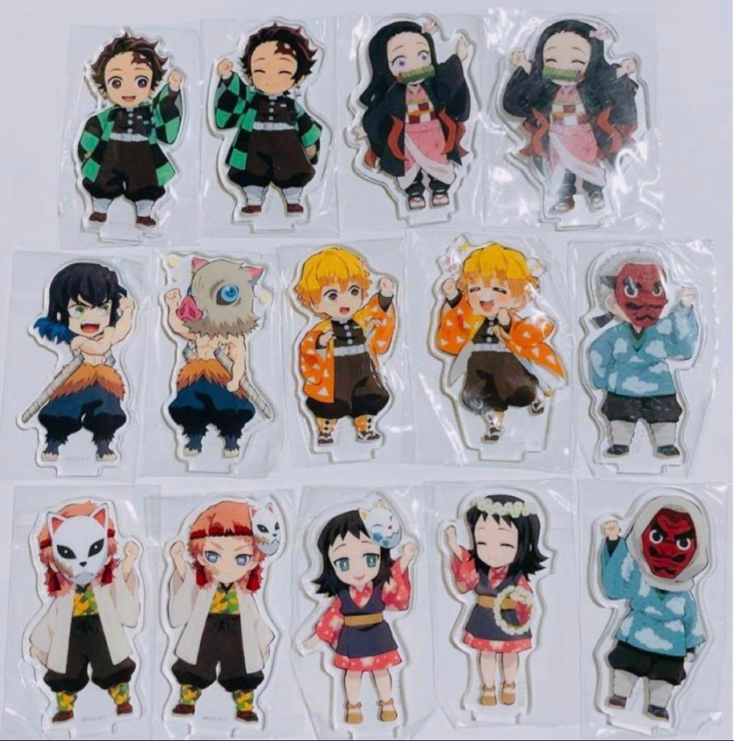 鬼滅の刃/繋がるアクリルスタンド(炭治郎.襧豆子.善逸.伊之助.真菰.錆兎.鱗滝