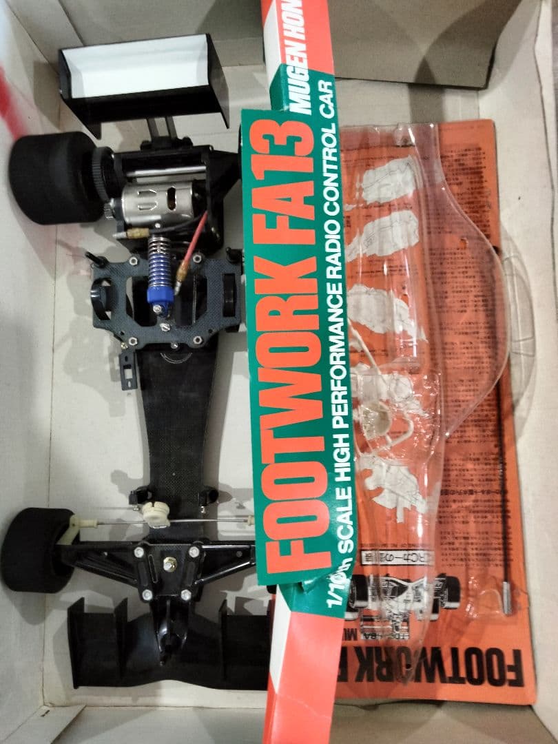 タミヤ 1/10電動RC フットワーク FA13 無限ホンダ F102シャーシ