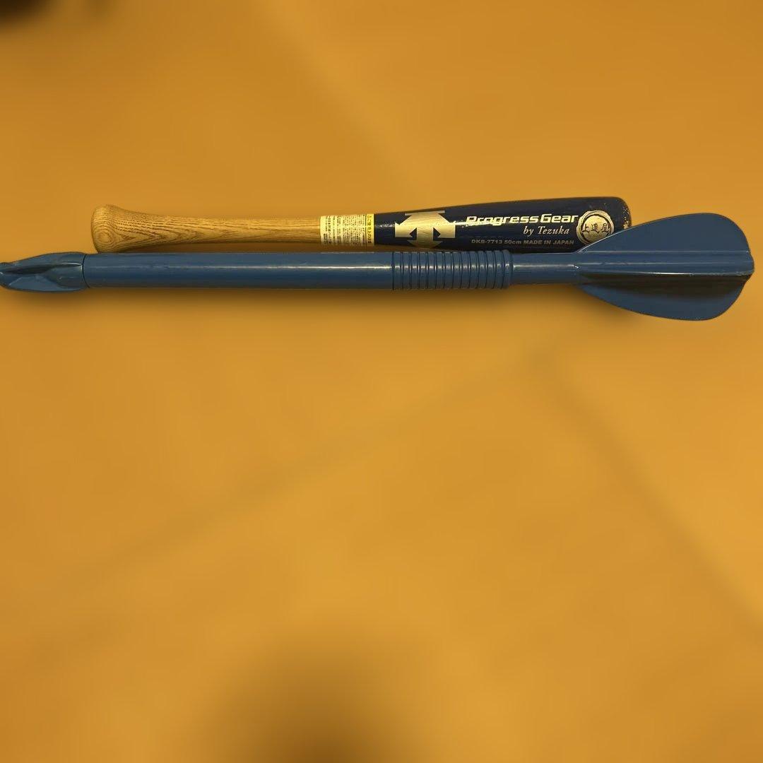 上達屋ワンハンドバット&ジャベリックスロー 人気のブルー　セット販売