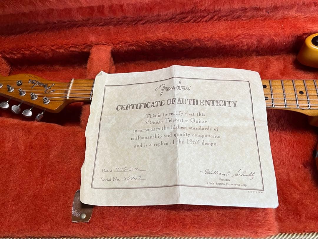 ギター Fender American Vintage 52 Telecaster