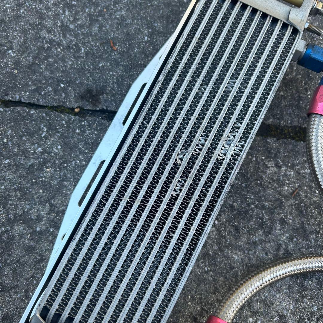 オイルクーラー　真鍮　z400fx z550fx ゼファーx バイク　冷却