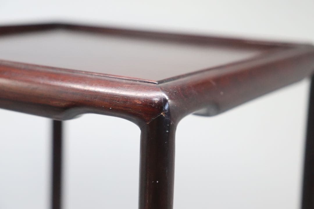 紅木　花台　したん　唐木　茶道具　送料込み1020