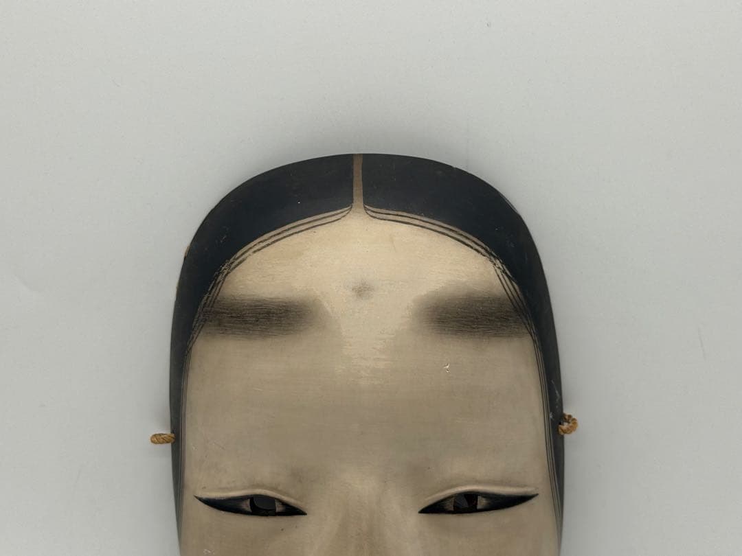 能面　増女　木彫　お面　女神　天女　送料込み260203