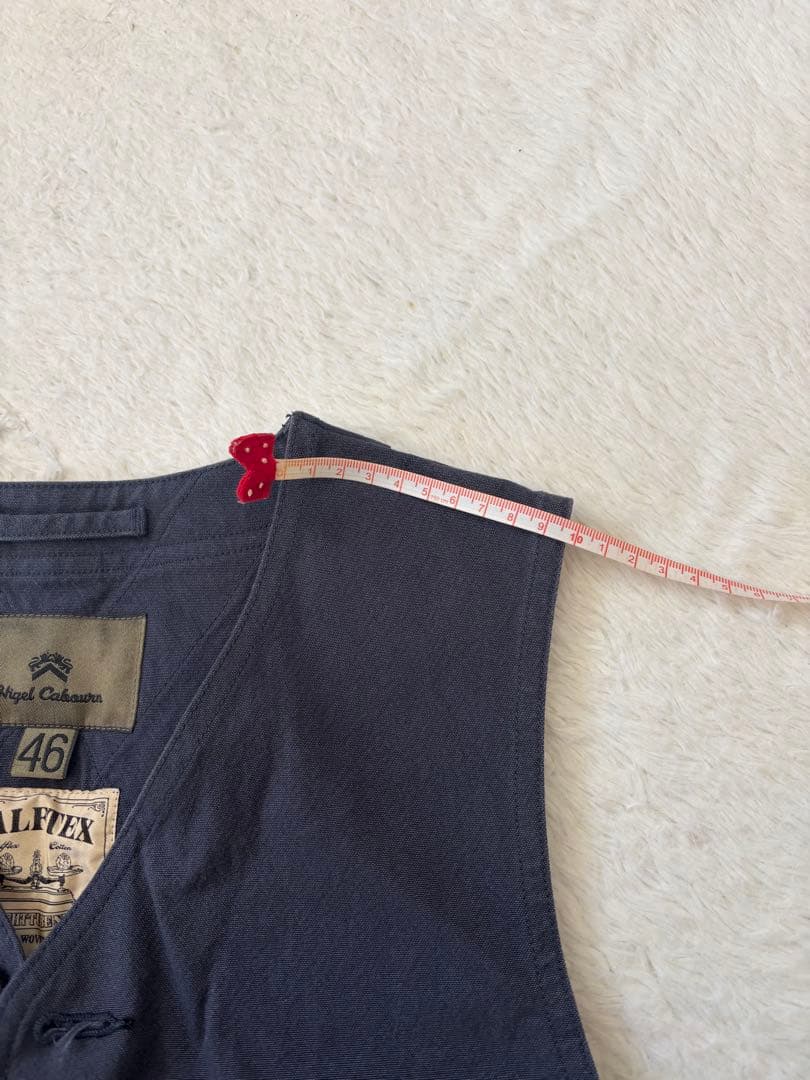 Nigel Cabournハーフテックス　ベスト　ジレ　46 sサイズ