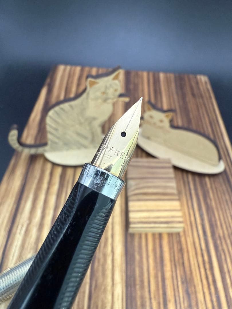 PARKER 万年筆 75 シズレ バーメイル XF