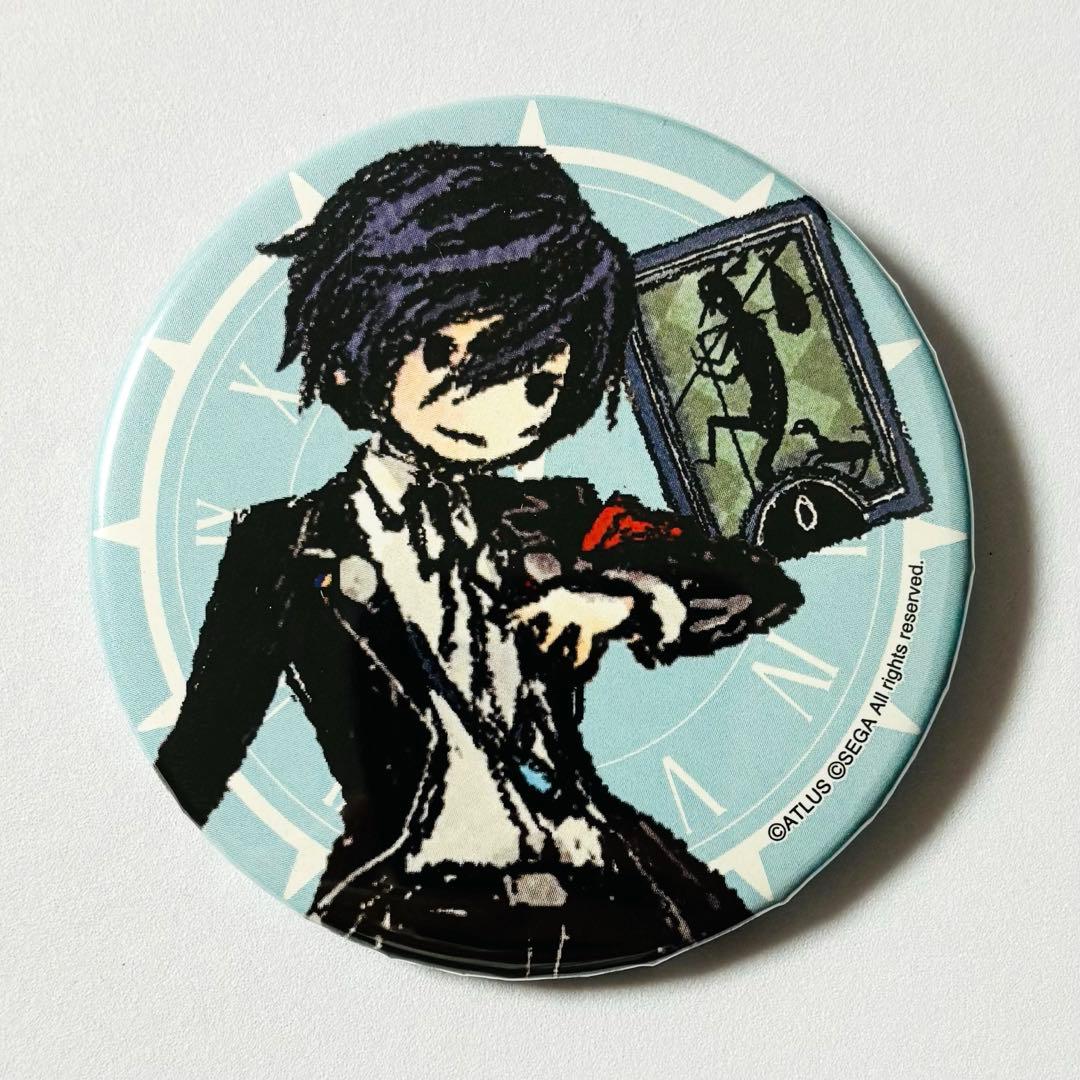 ペルソナ3 グラフアート デザイン 缶バッジ 主人公 結城理