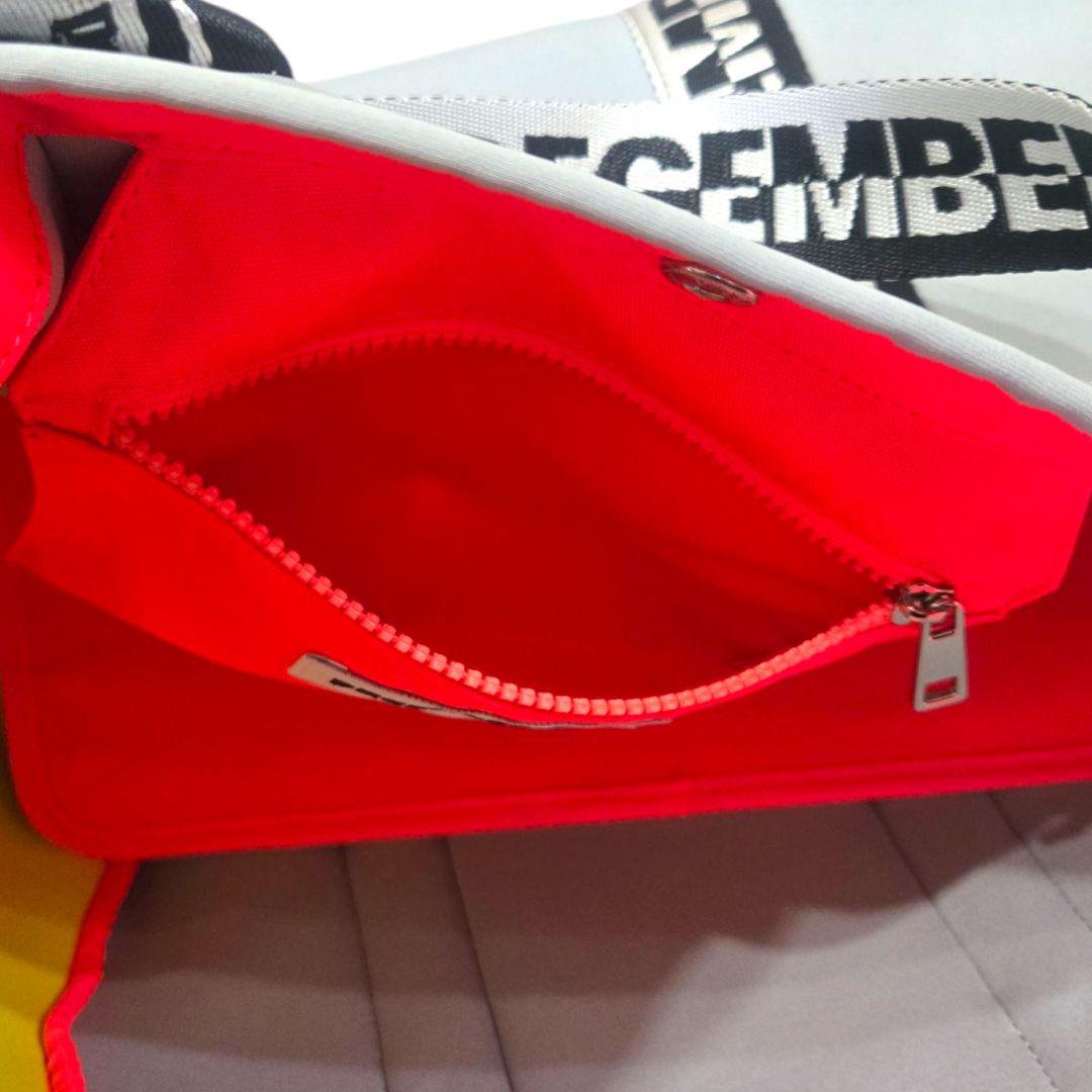 【新品】DECEMBERMAY 　ゴルフ　トートバッグ　グレー　ポップ　大容量