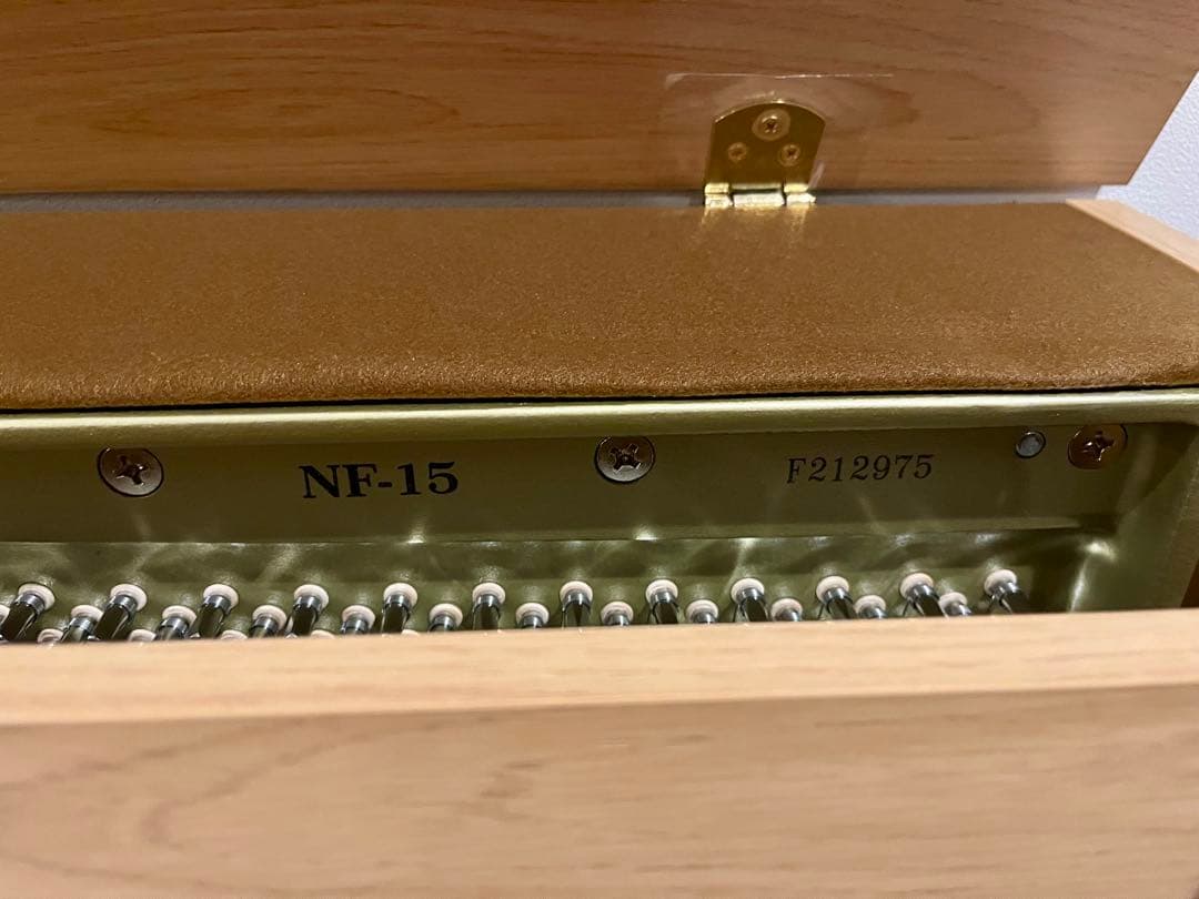 カワイ KAWAI アップライトピアノ　nf-15 モカ