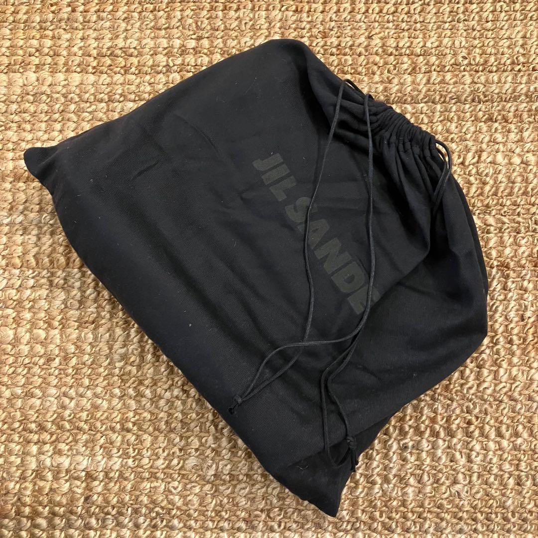 JIL SANDER レザー ショルダーバッグ 濃紺