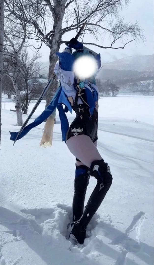 原神　エウルア　三分妄想コスプレ衣装Sサイズ