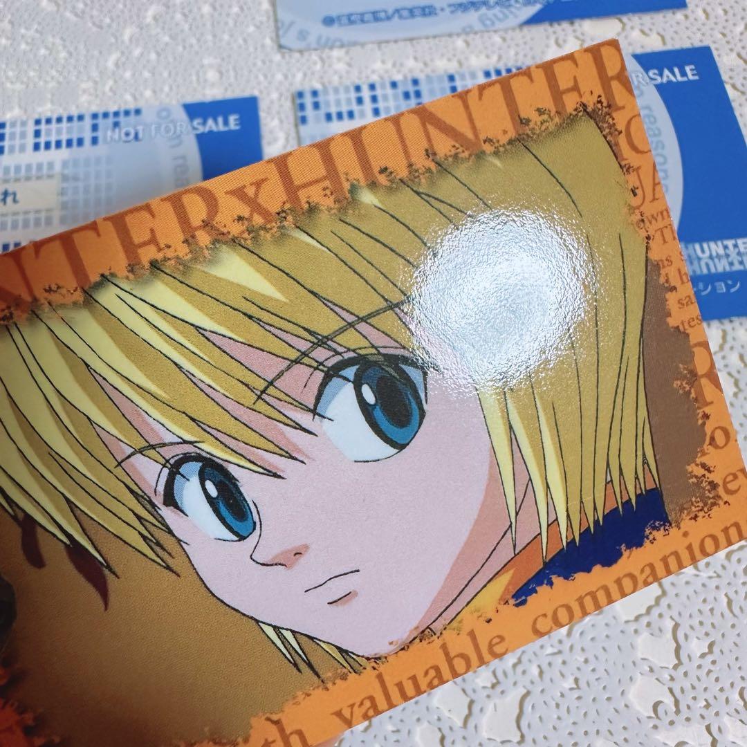 HUNTER×HUNTER クラピカ　スクラッチカード4枚 非売品