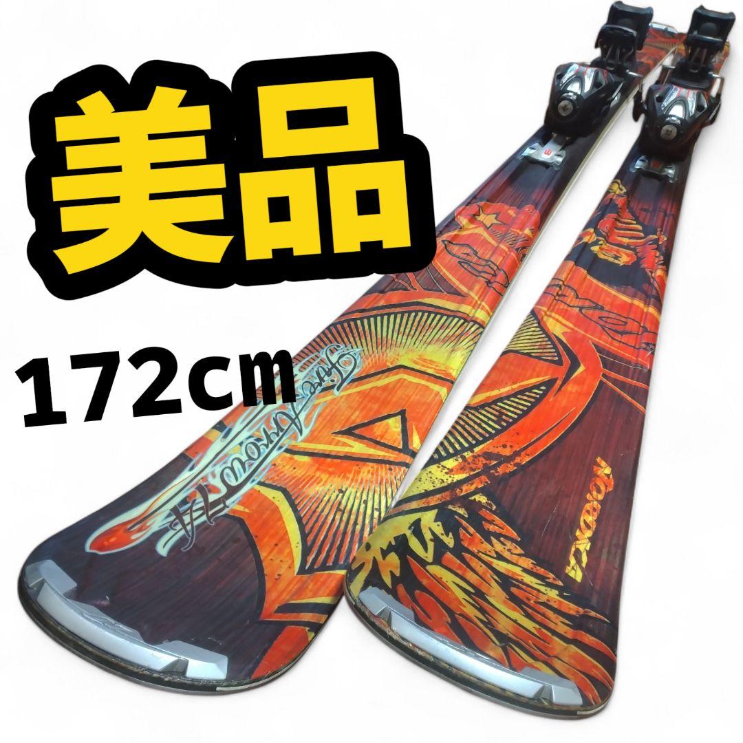 【美品☆】170cm　NORDICAスキー板セット☆　送料無料！