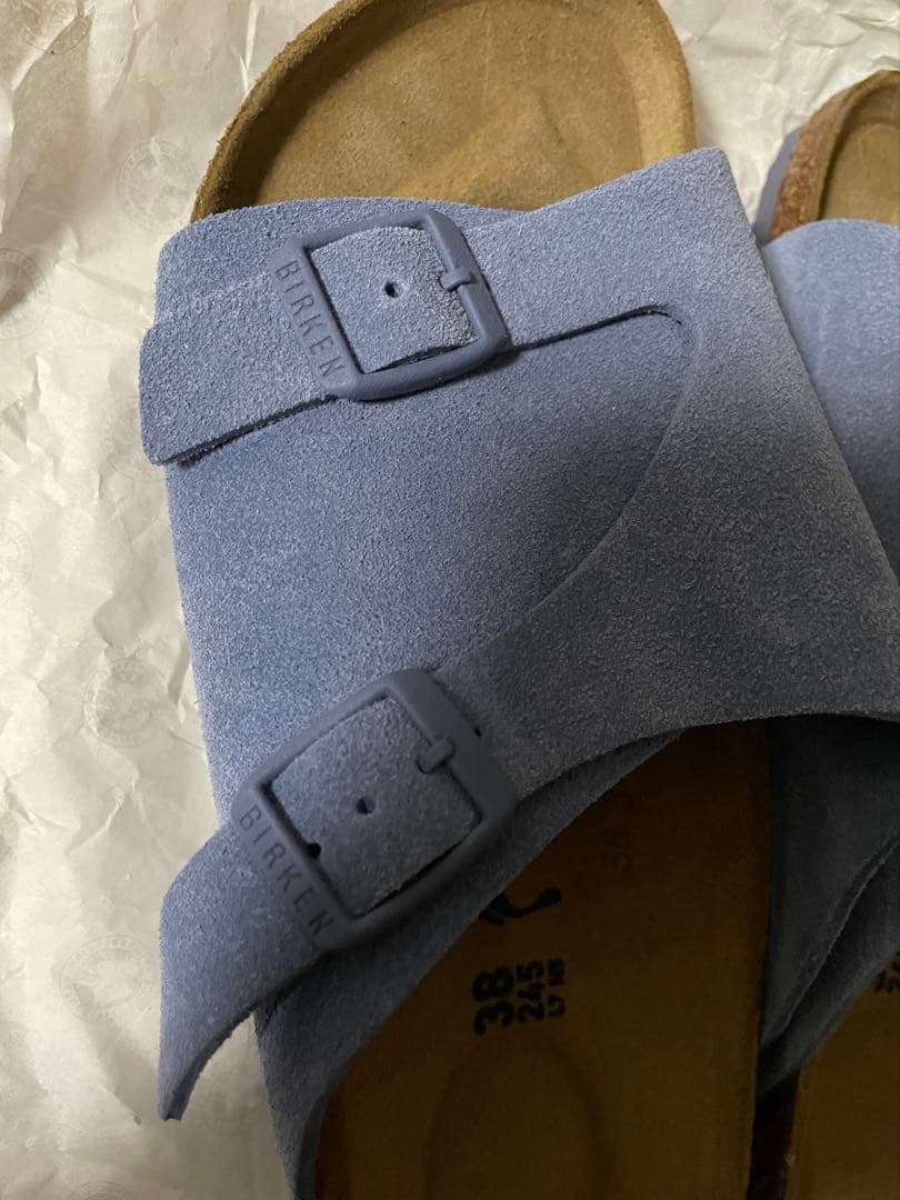 ビルケンシュトック チューリッヒ 24.5 IENA ブルー 【限定色】送料込