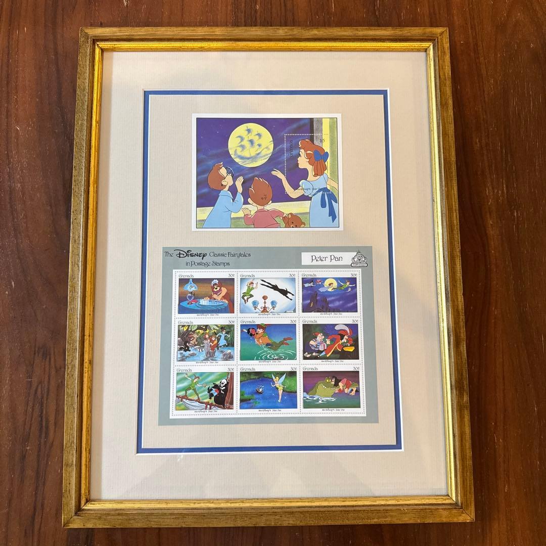 ピーターパン アートと切手シート セット