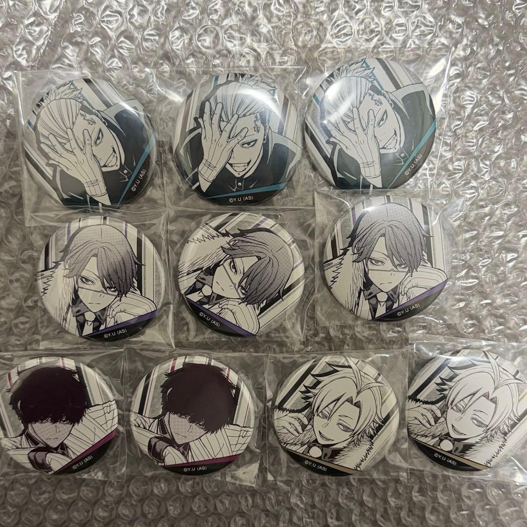 桃源暗鬼 メディコス 缶バッジ 深夜 月詠 桜介 唾切 セット