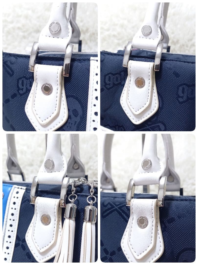 ●希少●　マークアンドロナ　GOLF　カートバッグ　タッセル　スカル　2023年