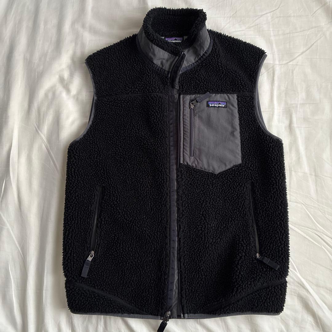 パタゴニア　patagonia フリース　ベスト　ブラック