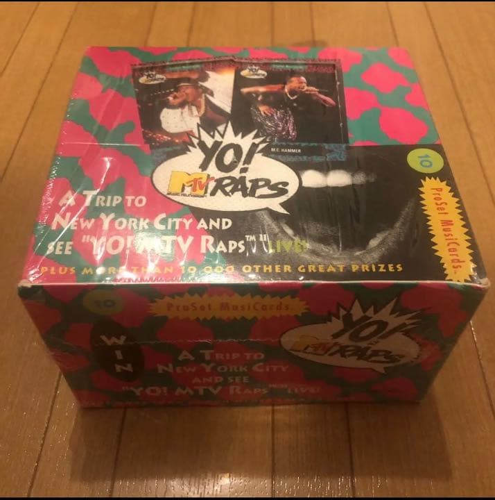 １９９１年MTV ラップトレーディングカード ３６パック新品未開封