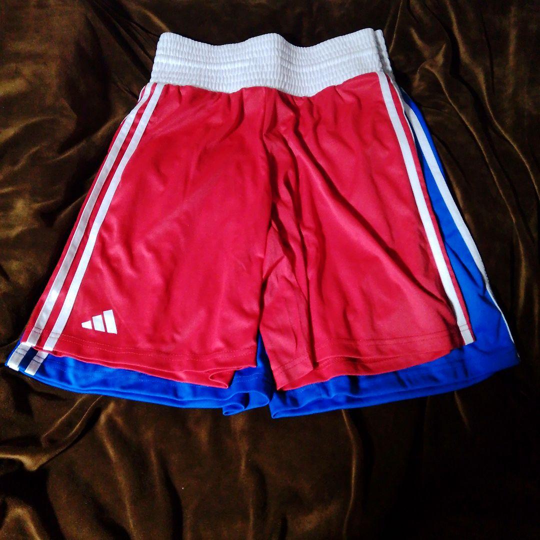 adidas ボクシングウェア 赤青セット
