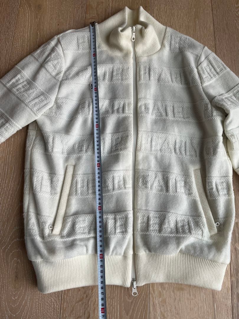 【美品】PEARLYGATES防寒ニットブルゾン