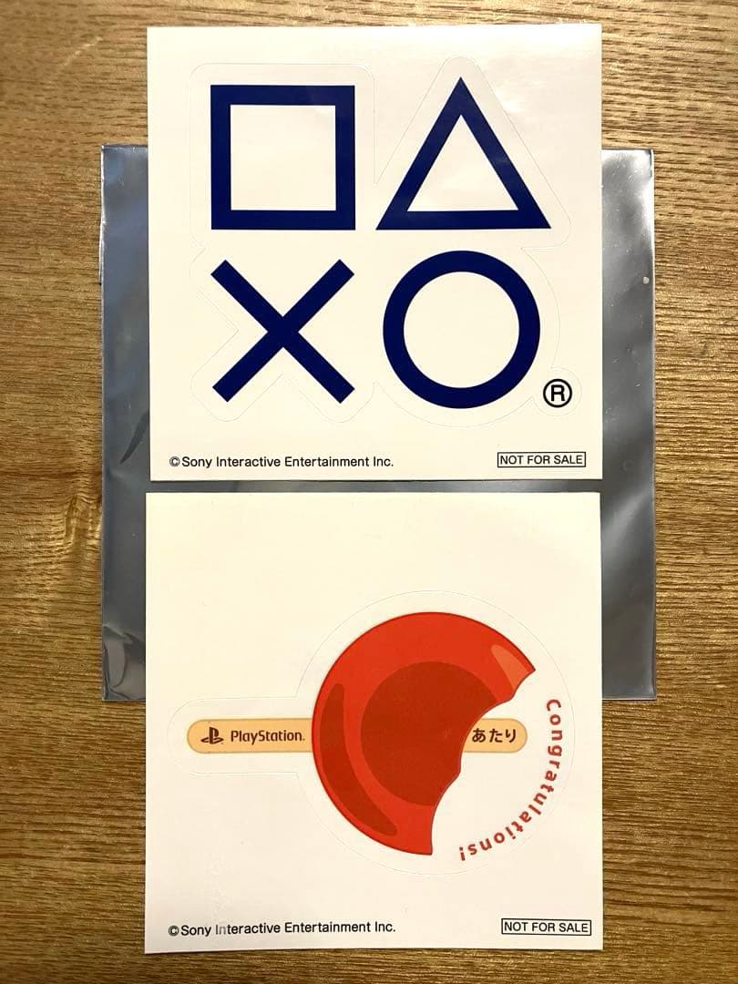 128 非売品　来場特典　PlayStation祭 2017 ステッカー　2枚