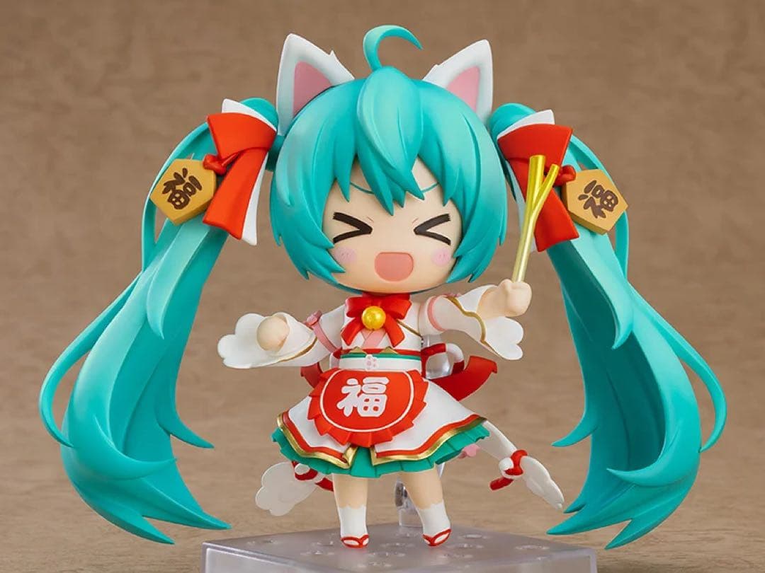 《新品未開封》ねんどろいど 初音ミク　招きミク　白黒セット