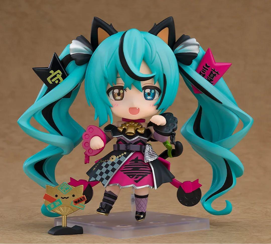 《新品未開封》ねんどろいど 初音ミク　招きミク　白黒セット