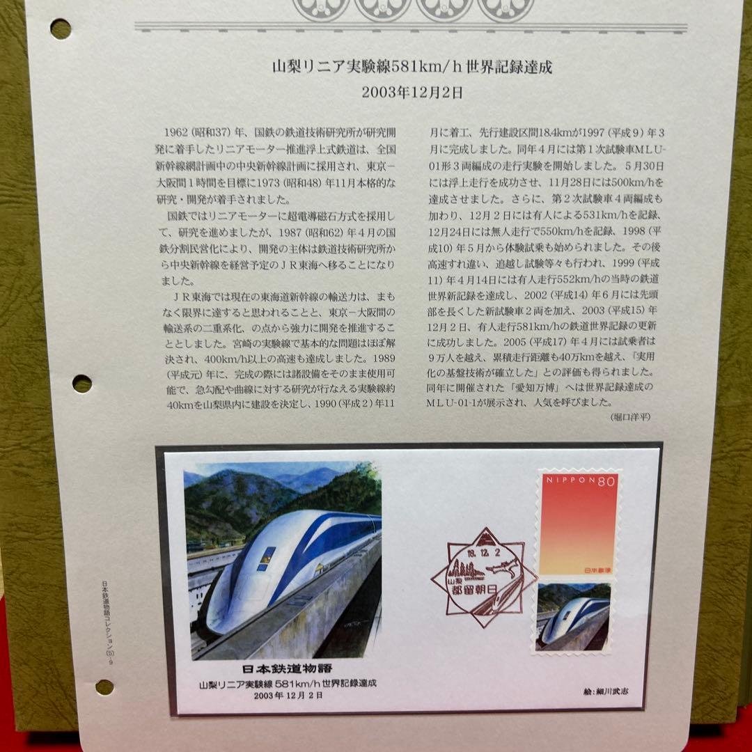 日本鉄道物語 コレクション 記念押印切手付き50封筒 完全レアセット　75%引