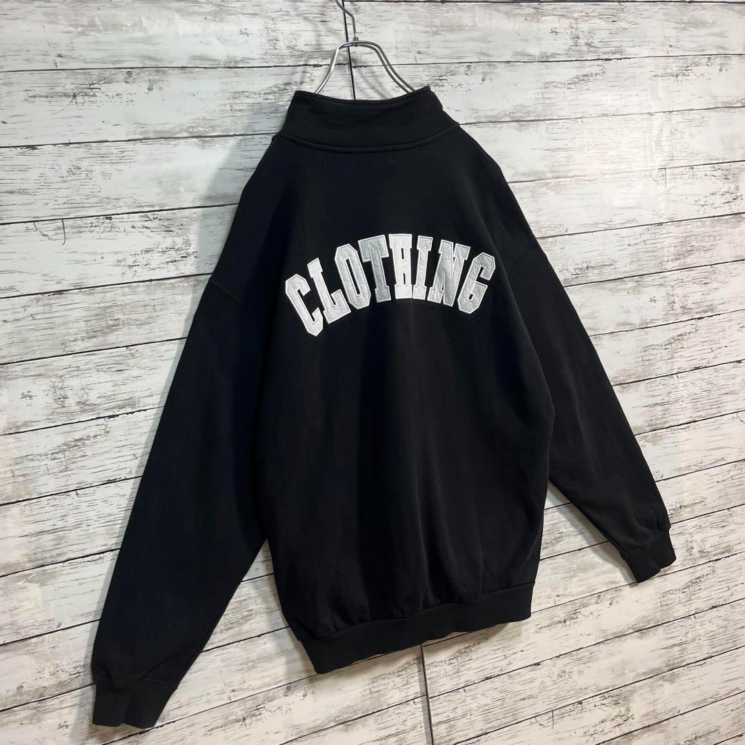 【美品】XLARGE ハーフジップ アーチロゴ L