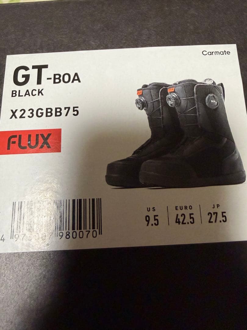 FLUX GT-BOA ブラック スノーボードブーツ 27.5