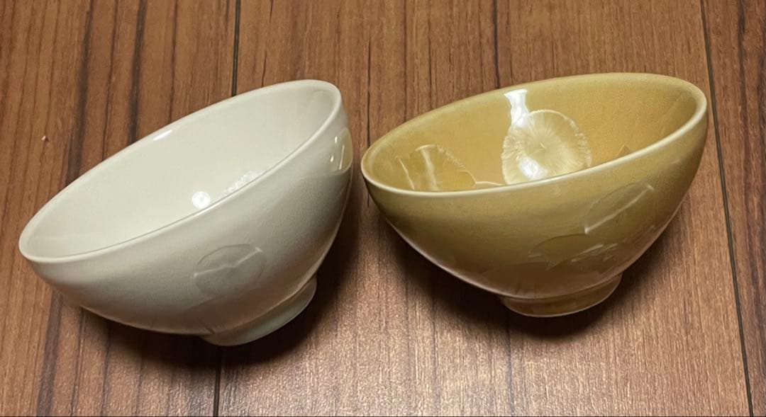 【新品未使用】台湾陶芸家 彭文雄 御寶結晶釉 茶碗 5客セット 箱・説明書付き