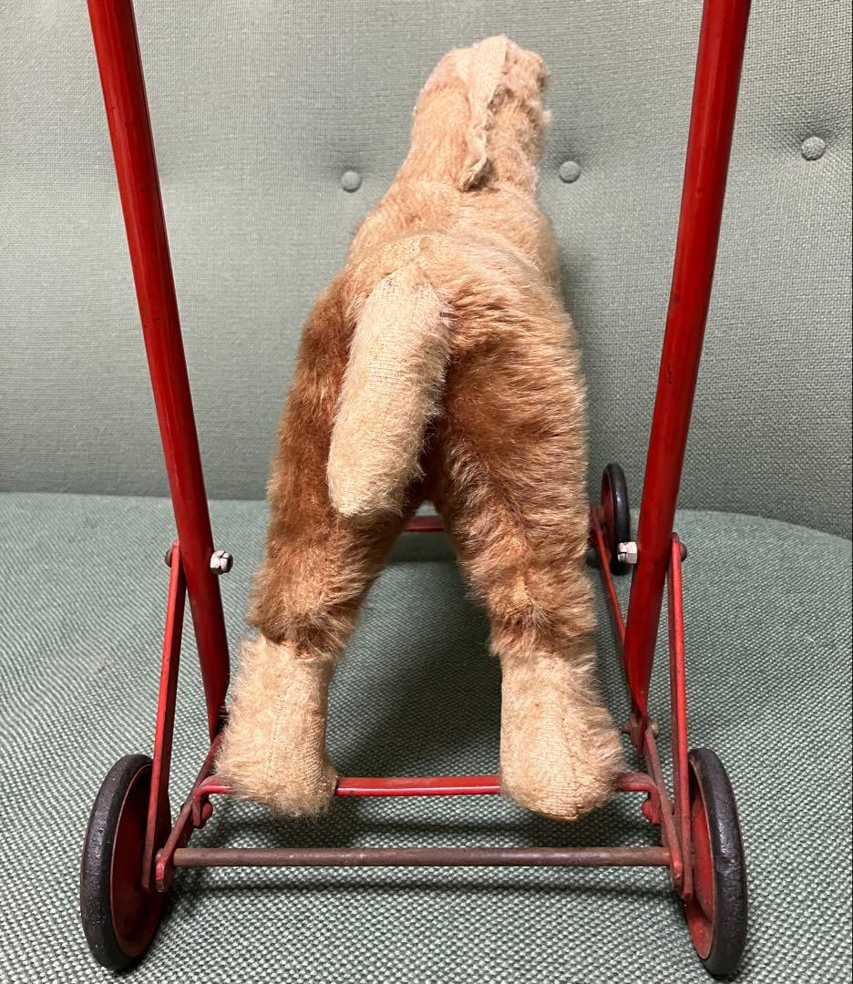 お馬さんのカート★チルターン　ぬいぐるみ馬 車輪付き　テディベア　アンティーク