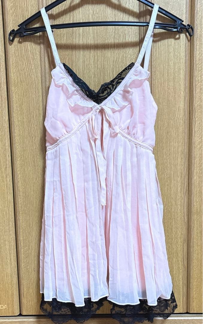 平成ギャル✨入手困難！！ゴールズ　コットンキャンディープリーツキャミ　Mサイズ