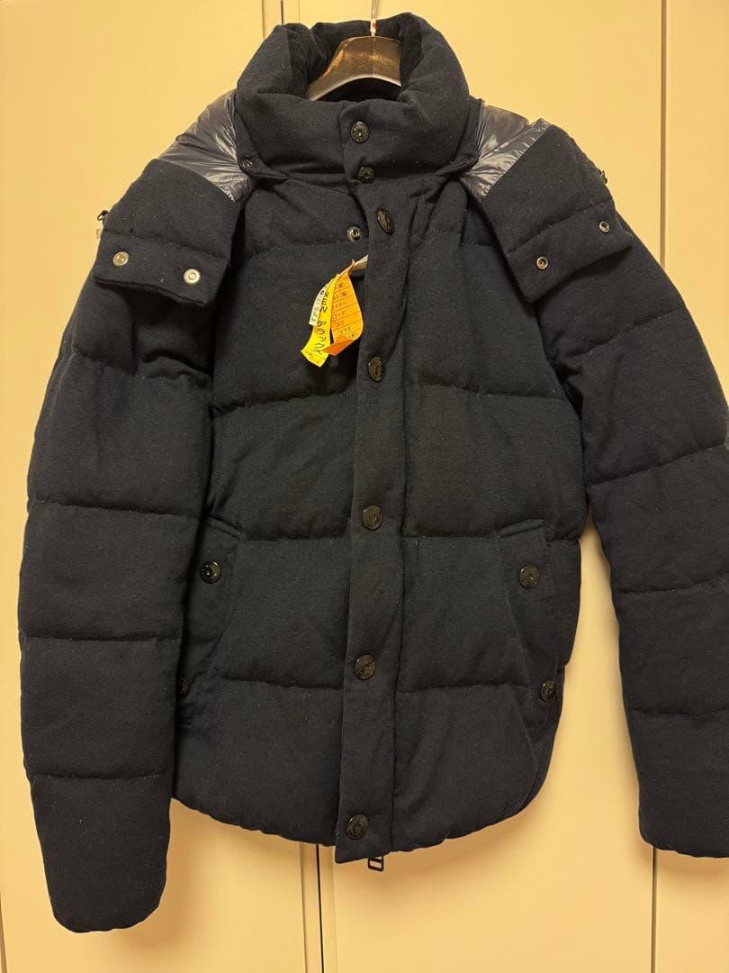 【極美品】ナノユニバース 西川コラボ　ダウンジャケット　ネイビー