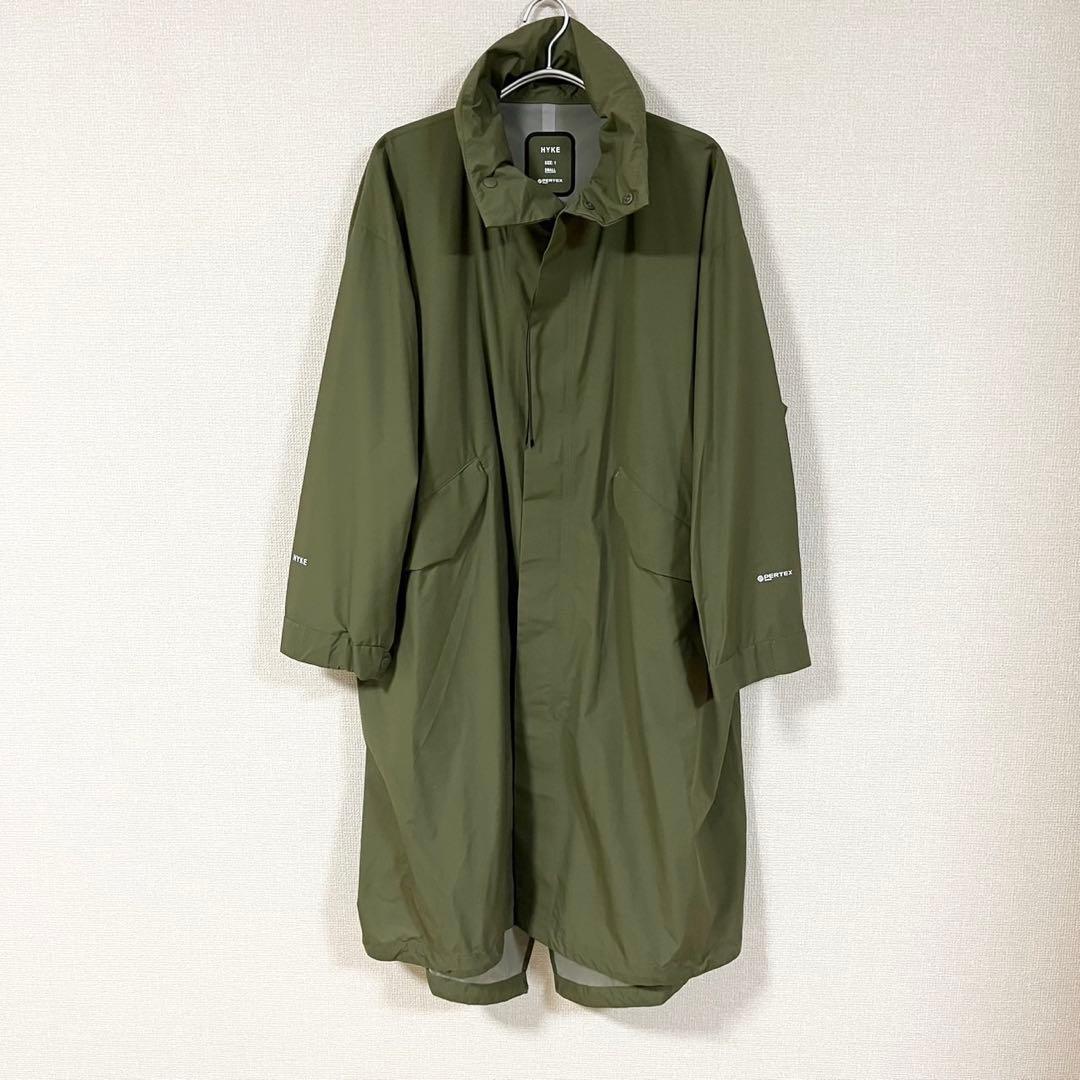 【美品】 HYKE ハイク PERTEX M65 オリーブ パーテックス コート
